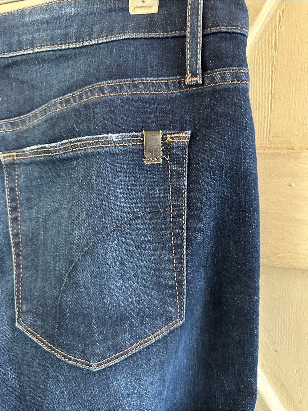 Joe’s Jeans High Rise Skinny Ankle Jeans Raw Hem Dark Wash Women’s 31 - Picture 6 of 7